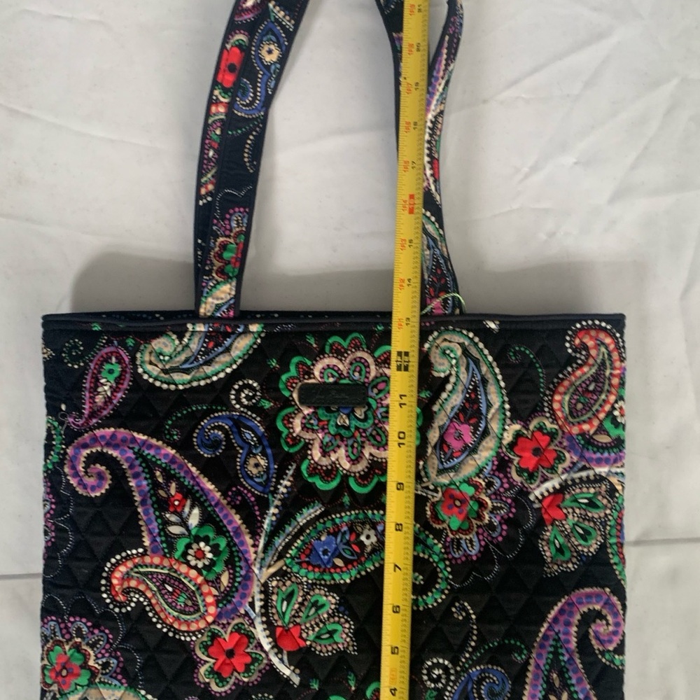 Pre Owned Women's Vera Bradley Kiev Paisley Tote Bag Stylish Practical Fashion - Picture 13 of 16